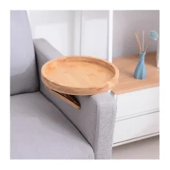 FMYSJ Småbord>Soffa Brickbord Soffa Armstöd Clip-on Brickbord Trä Soffa Brickbord Praktiskt Tv-Brickbord För Fjärrkontroll Kaffe (FMY)