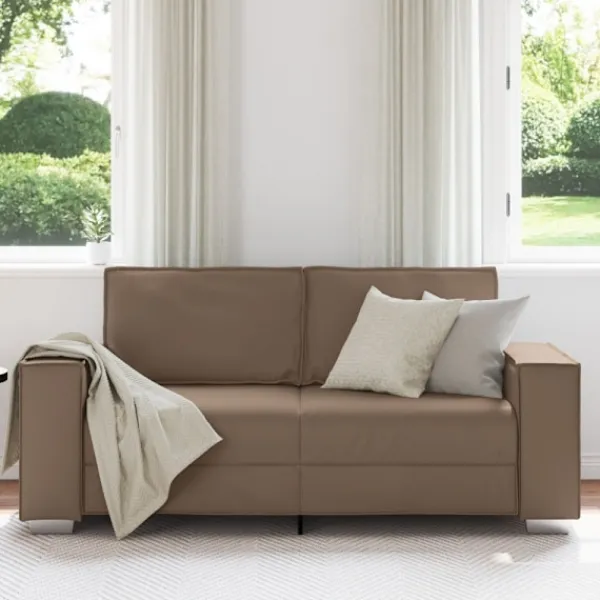 vidaXL Soffor>Soffa Cappuccino 180 x 78 x 84 cm tyg