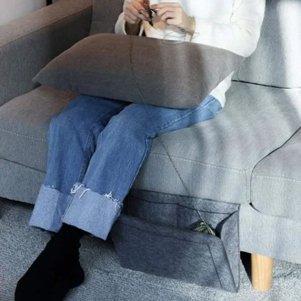 Soffor>#Soffa Stolsorganisatör, Armstödspåse för fåtölj/soffa med 4 fickor#