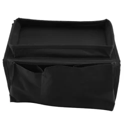 Tv-Bänkar>Soffarmstöd Hängande TV Fjärrkontroll Organizer Soffa Förvaringsväska med Mugghållare Bricka (Svart)