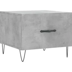 vidaXL Småbord>Soffbord betonggrå 50x50x40 cm konstruerat trä