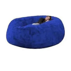 Sittsäckar>Soffbord i konstgjord päls (150 cm * 75 cm, kungligt blå)