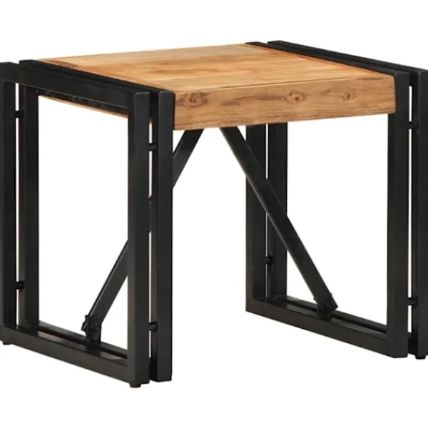 vidaXL Småbord>Soffbord 40x40x35 cm massivt trä akacia