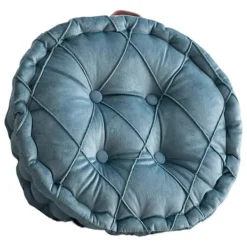 BEBETTER Sittpuffar>Soffdyna med Stadigt Handtag Supermjuk Tjock Rund Balkongdyna Golvsittdyna Heminredning Kaesi