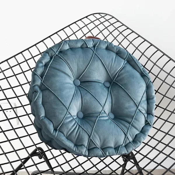 BEBETTER Sittpuffar>Soffdyna med Stadigt Handtag Supermjuk Tjock Rund Balkongdyna Golvsittdyna Heminredning Kaesi