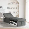 vidaXL Soffor>Soffsäng Mörkgrå 194 x 50 x 82 cm Plywood