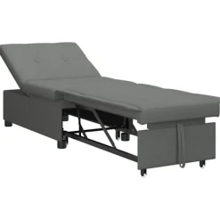 vidaXL Soffor>Soffsäng Mörkgrå 194 x 50 x 82 cm Plywood