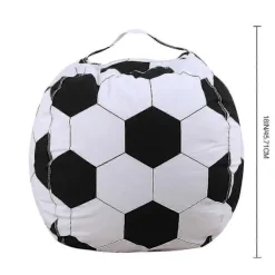 TryggHandla Sittsäckar>Sportboll förvaringsväska stor kapacitet plyschleksak förvaring tryck bönpåse-lingling} A