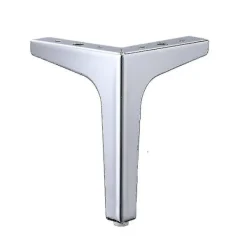 Soffor>1/4st 10/15/17cm Möbel Sofaben Modern Metall Diamant Triangel Möbelfötter-WELLNGS 17cm