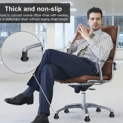 Kontorsmöbler>st Ersättningshjul för kontorsstol, fasta hjul, kontorsstolsglid, 2 tums golvglid för kontorsstol, fasta fotplattor{ee}