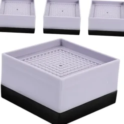 Pallar>4st Möbelmatta Bäddstomme Risers Bord Hiss Möbel Hiss Bords Risers för skrivbordsben Heavy Duty Säng