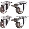 Pallar>4st Pall Svängbara hjul Små hjul Set Svängbara hjul