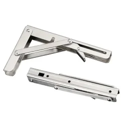 ESTONE Balkongmöbler>2st rostfritt stål fällbart stativ Bordsfäste Hylla Bänk 200 kg Belastning Tung 20 Inches