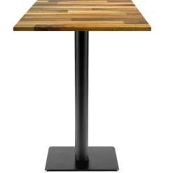 Matbord>Ståbord 60 x 60 cm - Milan T modell laminerad valnöt