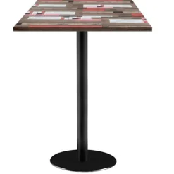 Matbord>Ståbord 60 x 60 cm - Rom modell rödfärgat trä