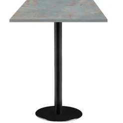 Matbord>Ståbord 60 x 60 cm - rostgrå Rom modell