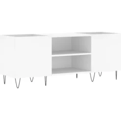 vidaXL Tv-Bänkar>Stereobänk vit 121x38x48 cm konstruerat trä