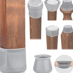 FMYSJ Stolar>Stolbensskydd för alla former av stolben, stolsbensskydd i silikon för möbler, bord, stolsben, 24-pack (FMY)