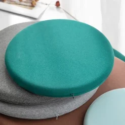 CNMTOY Sittpuffar>Stoldyna, Rund Minnesskum Sittdyna Ländryggsstöd Kudde För Stol L