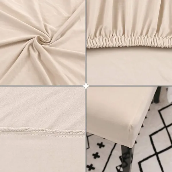 Stolar>Stolskydd för matsal, set om 4 eller 6, stretchiga, avtagbara, tvättbara, stolsöverdrag, dekorativa skydd, sätesöverdrag för hotell -tfrf 6pcs | Fyndiq
