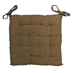 SOLEIL D'OCRE Stolar>Stolsöverdrag stoppad 40x40x5 cm ARTHUR brun, av