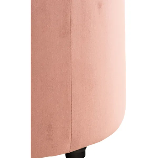 BellaFurn Sittpuffar>Storberhocker - Lagring och komfort - Uppdaterad med sammet och robust design | Färg: rosa