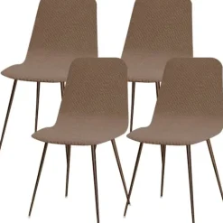 Stolar>Stretch Skandinaviska Stolsöverdrag Set om 4 Moderna Matstolar