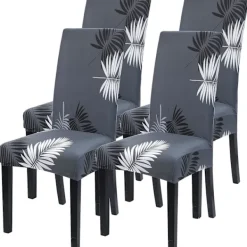 Stolar>Stretch Stolsöverdrag 4-pack Universal Stolsöverdrag Tryckt