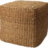 HOME STYLING COLLECTION Sittpuffar>Tabouret - 447473 - Puff i sjögräs, kollektion Home Styling, 40 x 40 x 38 cm