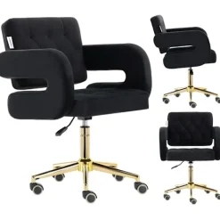 Calissimo Kontorsmöbler>Taburett för frisör med ryggstöd, mobil SPA-stol Amalfi