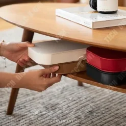 TECH DISCOUNT Pallar>TD® 50 cm nordisk vikbar papperspall enkel hushålls multikinetisk energibesparande utrymme praktisk pall brun