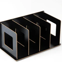 Kontorsmöbler>Trä CD & DVD-ställ Bokstöd CD & DVD-ställ perfekt hylla förvaring & organisering för CD DVD Blu-Ray Videospel Böcker