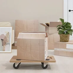 vidaXL Kontorsmöbler>Transportplatta 6 st rektangulär konstruerat trä