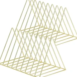 Kontorsmöbler>Triangelformad filhållare, modern skrivbordsorganisatör, 2 st tidskriftshållare, skrivbordsfilsorterare