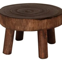 Stolar>Träpall, naturlig träpall, låg blomsterpall för