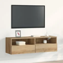 vidaXL Tv-Bänkar>TV Vägghylla artisan ek 100 x 30 x 30 cm Konstruerat trä