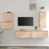 vidaXL Tv-Bänkar>Tv-bänk 5 st massiv furu