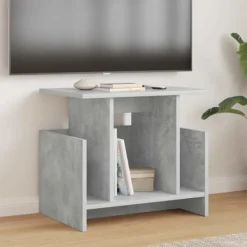 vidaXL Tv-Bänkar>TV-bänk Betonggrå 50 x 35 x 45 cm Konstruerat trä