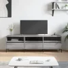 vidaXL Tv-Bänkar>Tv-bänk grå sonoma 150x30x44,5 cm konstruerat trä