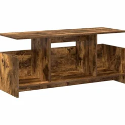 vidaXL Tv-Bänkar>TV-bänk Rökt ek 102 x 35 x 45 cm Konstruerat trä