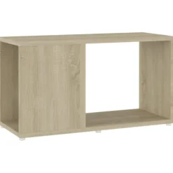 vidaXL Tv-Bänkar>TV-bänk sonoma-ek 60x24x32 cm konstruerat trä