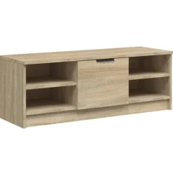 vidaXL Tv-Bänkar>Tv-bänk sonoma-ek 102x35,5x36,5 cm konstruerat trä