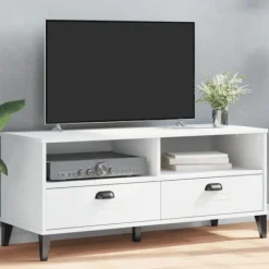 vidaXL Tv-Bänkar>Tv-bänk VIKEN vit konstruerat trä