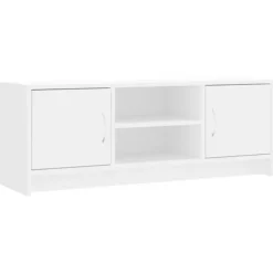 vidaXL Tv-Bänkar>Tv-bänk vit 102x30x37,5 cm konstruerat trä