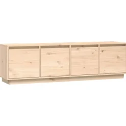 vidaXL Tv-Bänkar>Tv-bänk 156x37x45 cm massiv furu