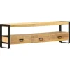 vidaXL Tv-Bänkar>TV-bänk 150x30x45 cm massivt mangoträ