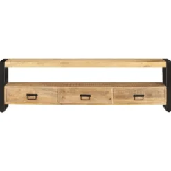 vidaXL Tv-Bänkar>TV-bänk 150x30x45 cm massivt mangoträ