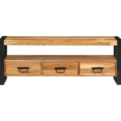 vidaXL Tv-Bänkar>Tv-bänk 120x30x45 cm massivt återvunnet trä