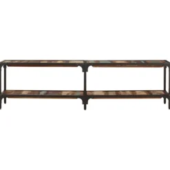 vidaXL Tv-Bänkar>Tv-bänk 150x30x41 cm massivt återvunnet trä