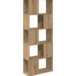 vidaXL Hyllor>TV-bänkset Väggmonterad Brun 60 x 24 x 156 cm Konstruerat trä